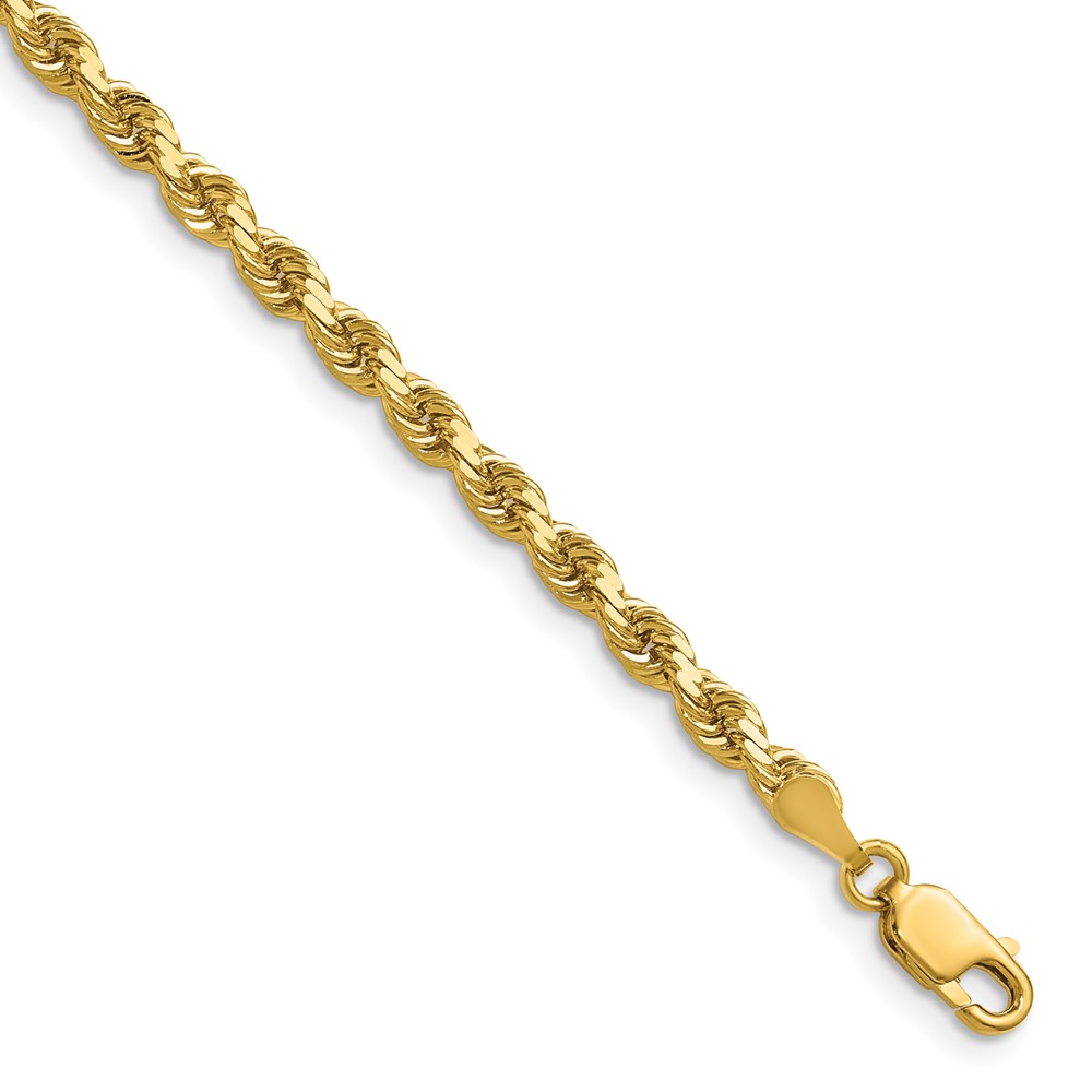 025L.jpg 14K 3.5mm Diamond-cut Rope with Lobster Clasp Chain - Image 1