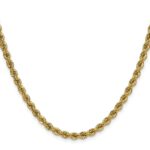 14k 4.2mm Regular Rope Chain - Image 2