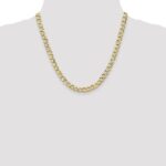 10k 6.5mm Semi-Solid Curb Link Chain - Image 4