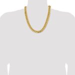 10K 13.2mm Semi-Solid Miami Cuban Chain - Image 4