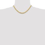 10k 4.25mm Semi-Solid Rope Chain - Image 4