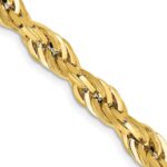 10k 5.4mm Semi-Solid Rope Chain