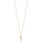 10k Tri-color Black Hills Gold Diamond Rose Necklace - Image 2