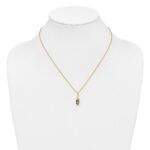 10k Tri-color Black Hills Gold Mystic Topaz Necklace - Image 4