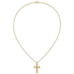 10k w/12K Accents Black Hills Gold Cross 18IN Necklace - Image 5