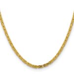 10K 3.25mm Byzantine Chain - Image 2