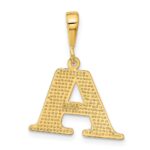 10k Initial A Pendant - Image 4