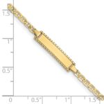 10k Flat Anchor Link ID Bracelet - Image 3