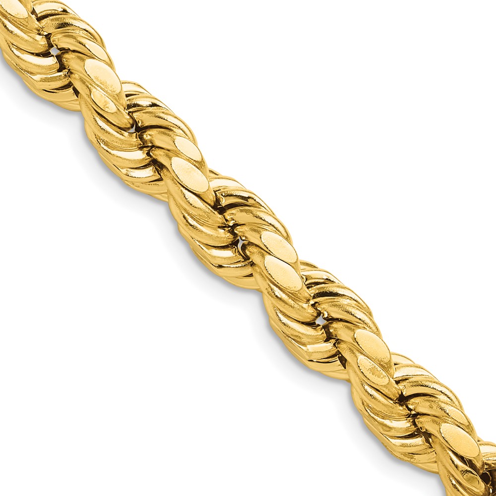 10DH060.jpg 10k 8.0mm Semi-solid D/C Rope Chain - Image 1