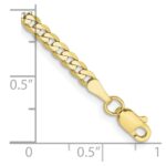 10k 2.9mm Flat Beveled Curb Chain - Image 2