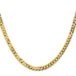 10k 4.75mm Flat Beveled Curb Chain - Image 2