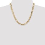 10K 7mm Flat Figaro Chain - Image 4