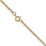 10k 1.15mm Carded Cable Rope Chain - Image 3