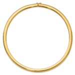 10k 8mm Domed Omega Necklace - Image 3