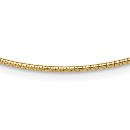 10k Yellow Gold 1.4mm Round Omega