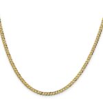 10K 3.1mm Lightweight Flat Cuban Chain - Image 2