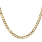 10K 5.25mm Open Concave Curb Chain 10K - Image 2