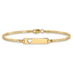 10k Flat Curb Link ID Bracelet - Image 3