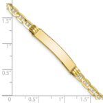 10k Anchor Link ID Bracelet - Image 3