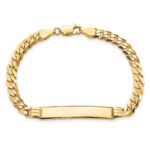 10k Flat Curb Link ID Bracelet - Image 4