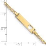 10k Flat Anchor Link ID Bracelet - Image 3