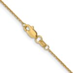 10k .95mm D/C Cable Chain Anklet - Image 2