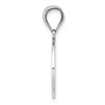 14k White Gold Reversible Cross and 1ST HOLY COMMUNION Charm - Image 2