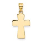 14k Polished FIRST HOLY COMMUNION Cross Pendant - Image 3