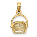 14K 2-D Nantucket Basket Charm - Image 4