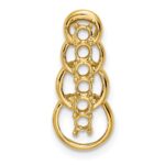 14k 6 Stone Family Pendant Mounting - Image 6