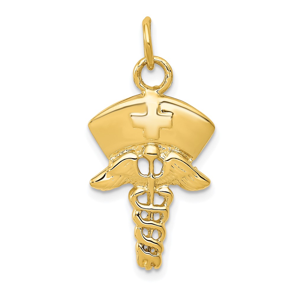 10A1602.jpg 10k Nurse Symbol Charm - Image 1