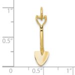 10k 3-D Spade Charm - Image 3