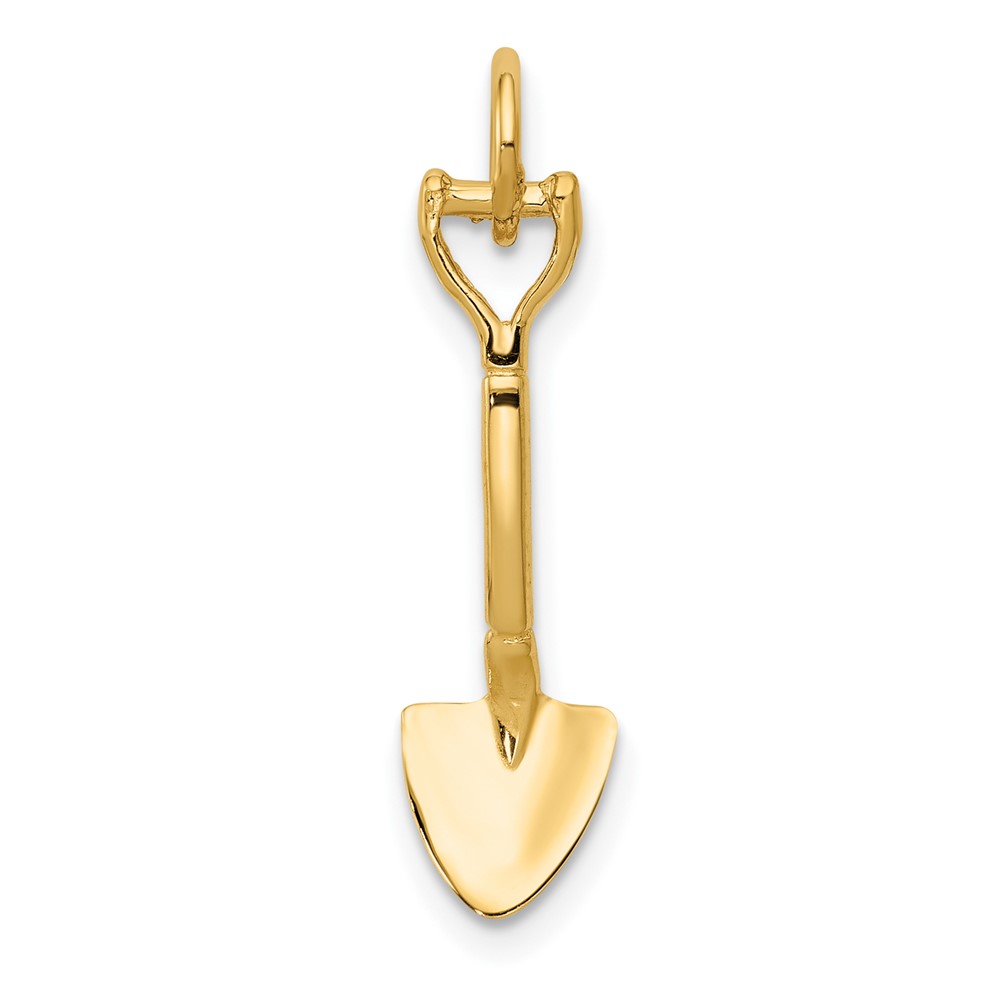 10A2140.jpg 10k 3-D Spade Charm - Image 1