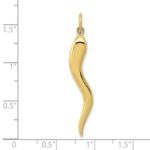 10k Large Italian Horn Charm - Image 3