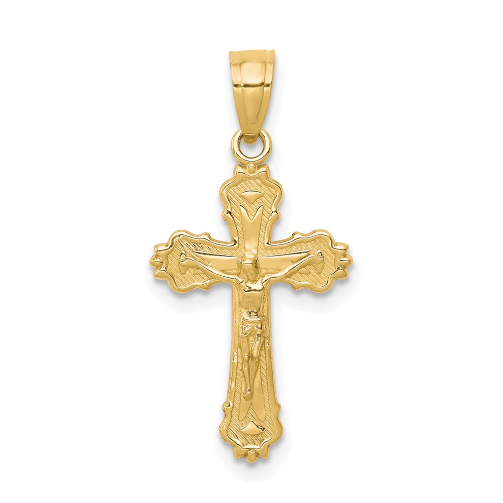 10C1069.jpg 10k Crucifix Pendant - Image 1
