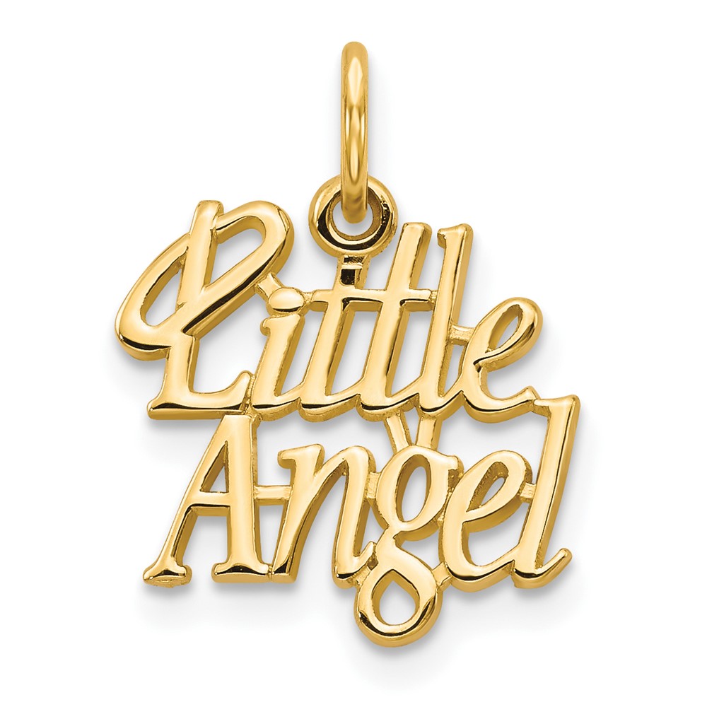 10C108.jpg 10k LITTLE ANGEL with Halo Charm - Image 1