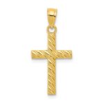 10k Cross Pendant