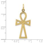 10k Ankh Cross Charm - Image 3