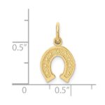10k Horseshoe Charm - Image 3