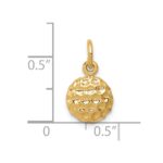 10K Golf Ball Charm - Image 3