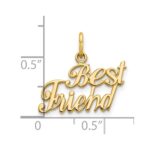 10K BEST FRIEND Charm - Image 3