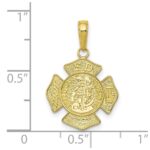 10k St. Florian Protect Us/Fire Dept. Pendant - Image 4