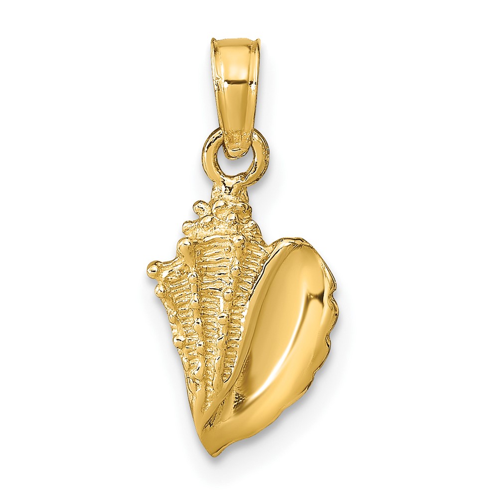 10C2526.jpg 10k Conch Shell Pendant - Image 1