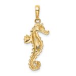 10k Seahorse Pendant - Image 4