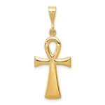10k Egyptian Ankh Cross Pendant - Image 4