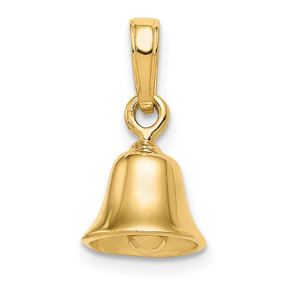 10C2951.jpg 10K 3-D Moveable Bell Pendant - Image 1