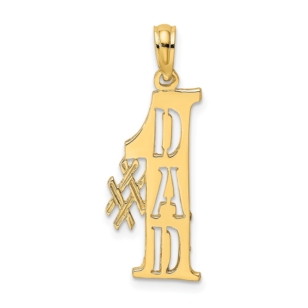 10C3015.jpg 10K #1 DAD Cut-Out Vertical Pendant - Image 1