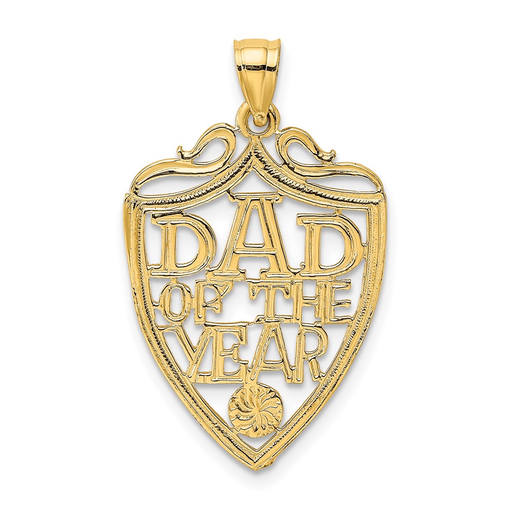 10C3018.jpg 10K DAD OF THE YEAR Plaque Pendant - Image 1