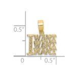10K I WANT WANT WANT Charm - Image 3