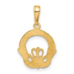 10k Claddagh Charm - Image 4
